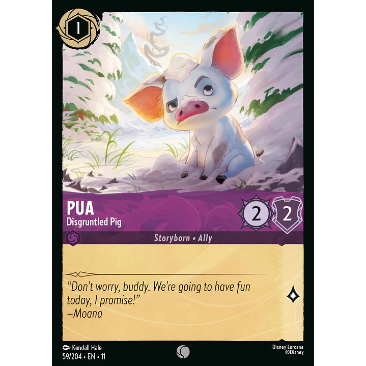 059/204 Pua - Disgruntled Pig 1