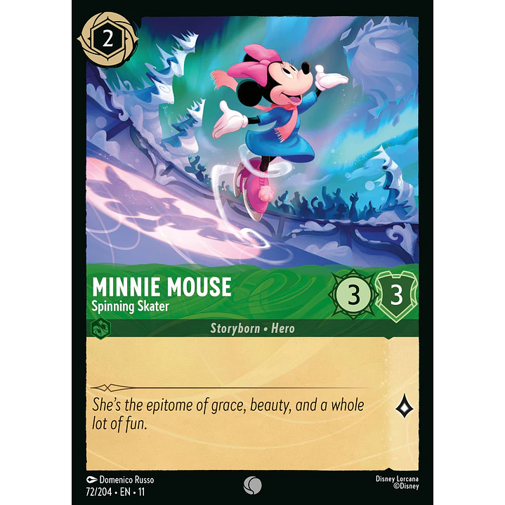 072/204 Minnie Mouse - Spinning Skater 1