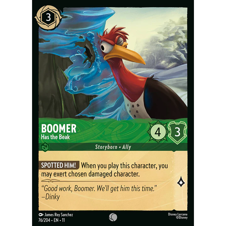 076/204 Boomer - Has the Beak 1