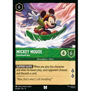091/204 Mickey Mouse - Snowboard Ace