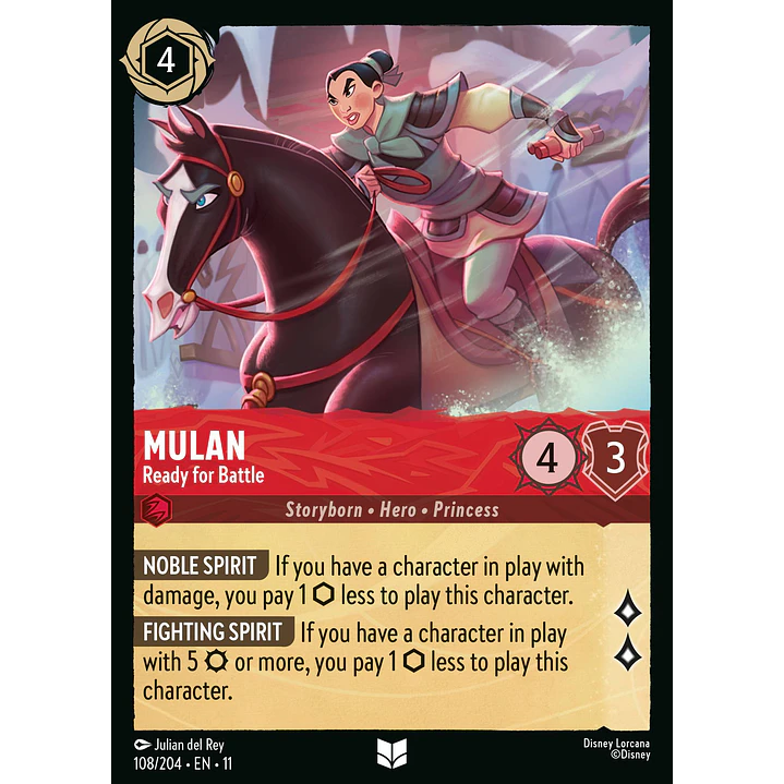108/204 Mulan - Ready for Battle 1