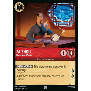 110/204 Fa Zhou - Honorable Warrior
