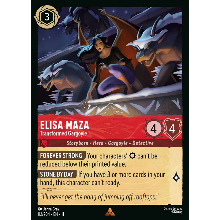 112/204 Elisa Maza - Transformed Gargoyle 1