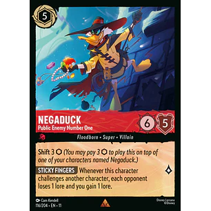 116/204 Negaduck - Public Enemy Number One