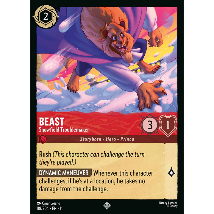 118/204 Beast - Snowfield Troublemaker 1