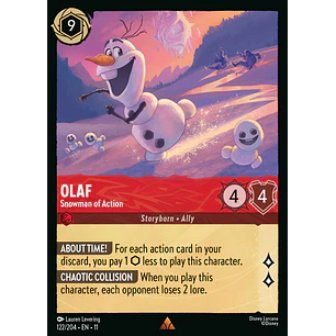 122/204 Olaf - Snowman of Action