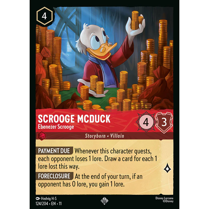 124/204 Scrooge McDuck - Ebenezer Scrooge 1