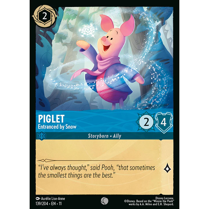 139/204 Piglet - Entranced by Snow 1