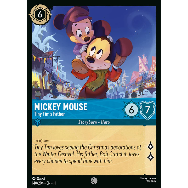 140/204 Mickey Mouse - Tiny Tim's Father 1