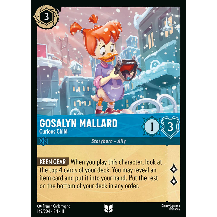 149/204 Gosalyn Mallard - Curious Child 1