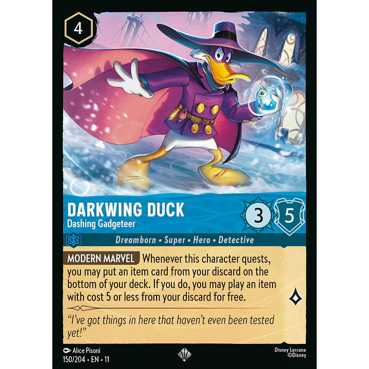 150/204 Darkwing Duck - Dashing Gadgeteer 1