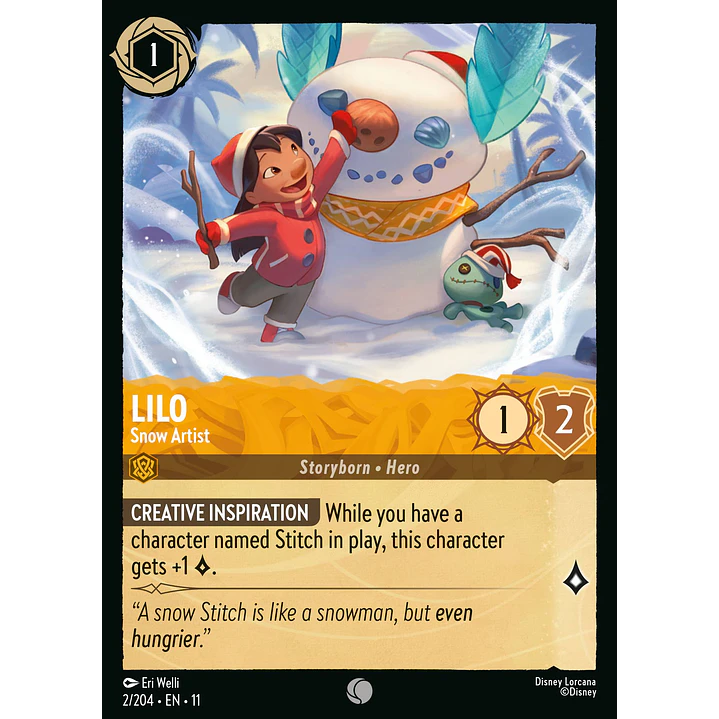 002/204 Lilo - Snow Artist 1