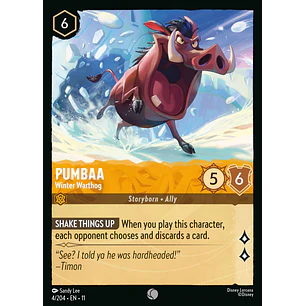 004/204 Pumbaa - Winter Warthog