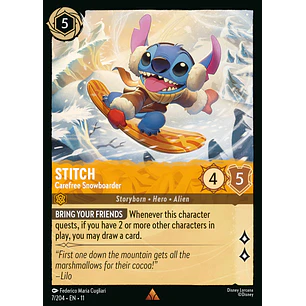 007/204 Stitch - Carefree Snowboarder