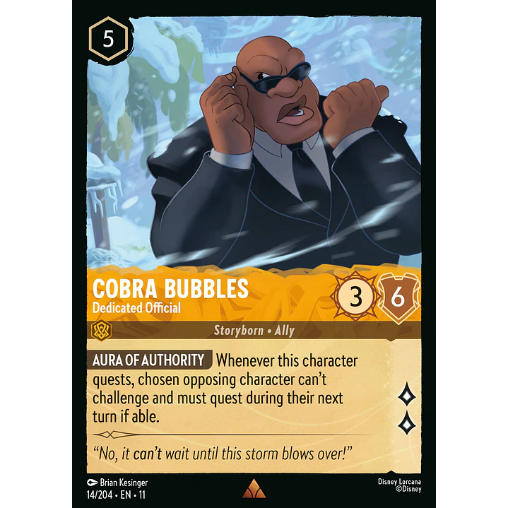 014/204 Cobra Bubbles - Dedicated Official 1