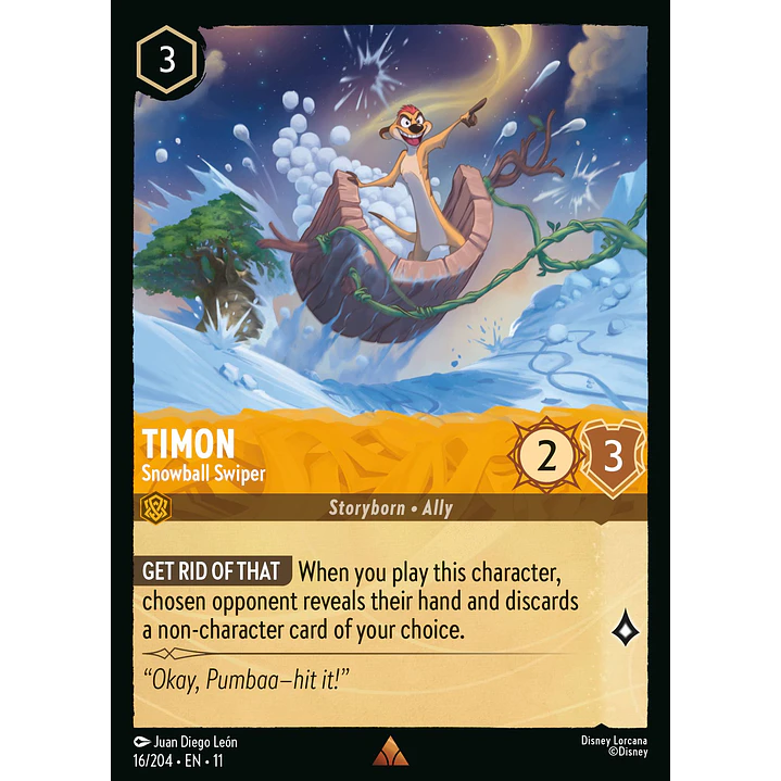 016/204 Timon - Snowball Swiper 1