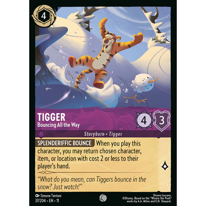037/204 Tigger - Bouncing All the Way 1