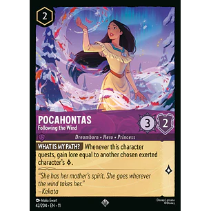 042/204 Pocahontas - Following the Wind