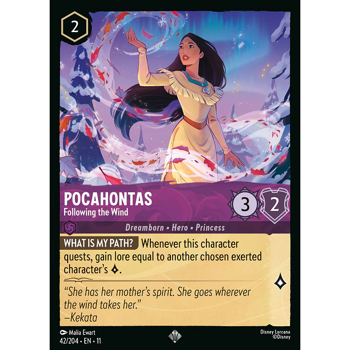 042/204 Pocahontas - Following the Wind 1