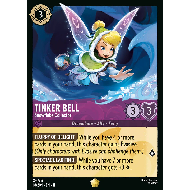 048/204 Tinker Bell - Snowflake Collector 1
