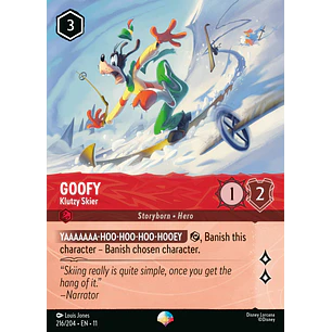 216/204 Goofy - Klutzy Skier
