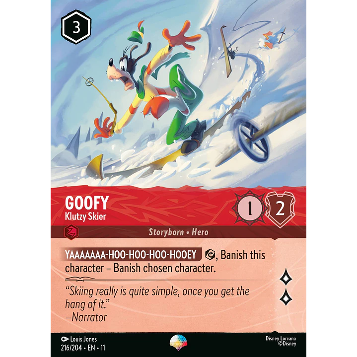 216/204 Goofy - Klutzy Skier 1