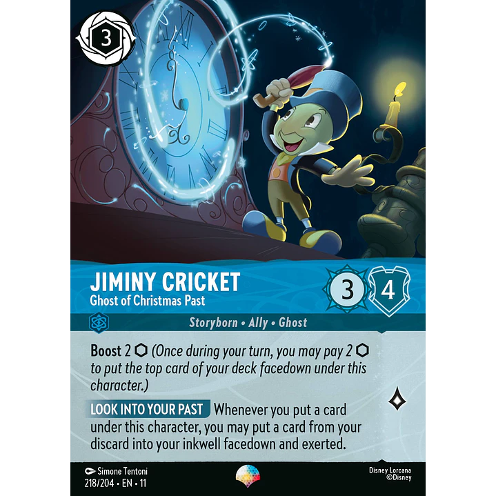 218/204 Jiminy Cricket - Ghost of Christmas Past 1