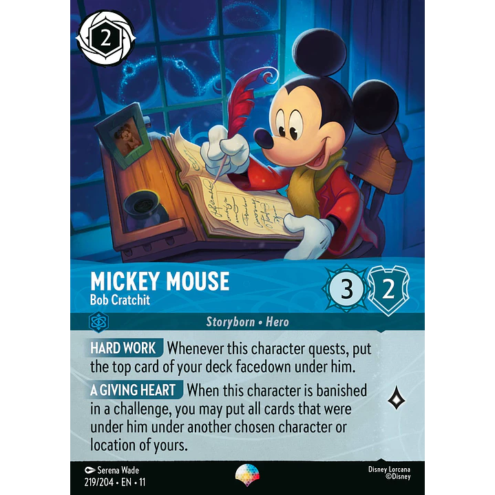 219/204 Mickey Mouse - Bob Cratchit 1