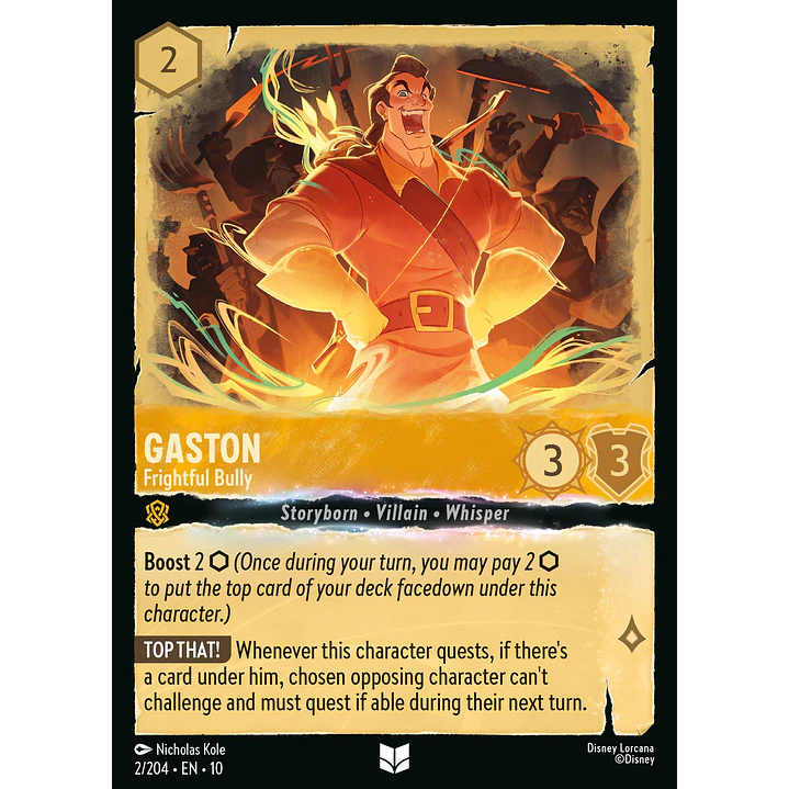 002/204 Gaston - Frightful Bully 1
