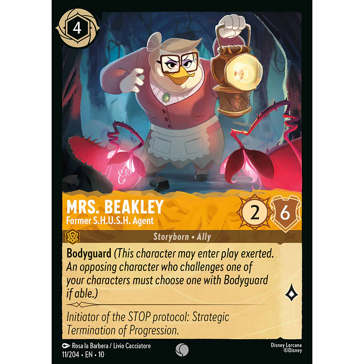 011/204 Mrs. Beakley - Former S.H.U.S.H. Agent 1