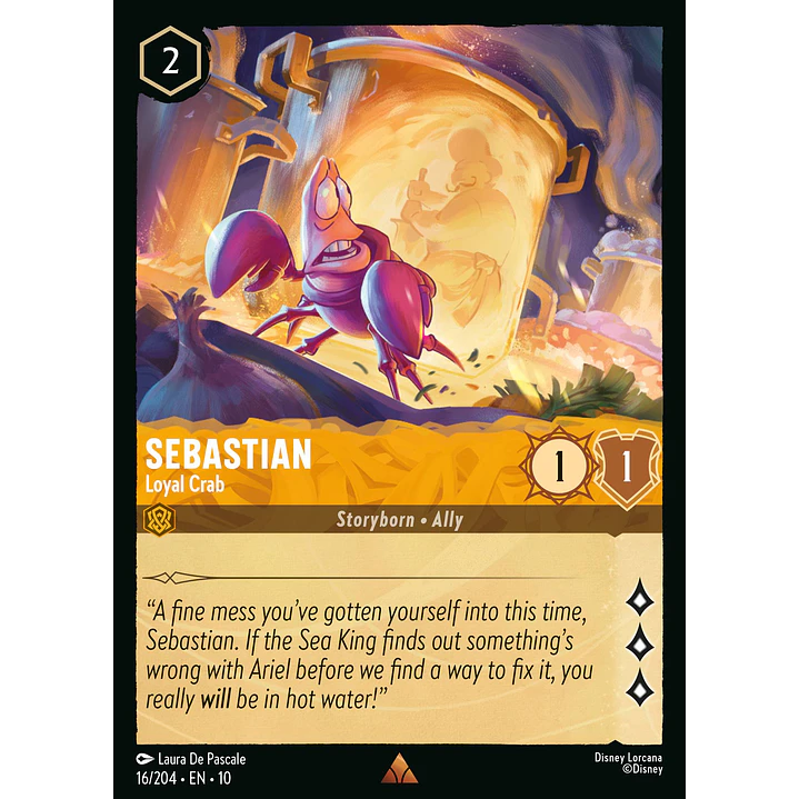 016/204 Sebastian - Loyal Crab 1