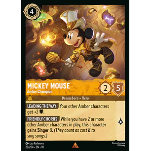 023/204 Mickey Mouse - Amber Champion