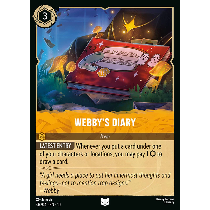 031/204 Webby's Diary 1