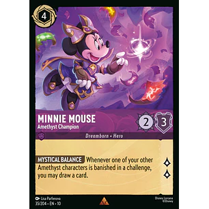 035/204 Minnie Mouse - Amethyst Champion