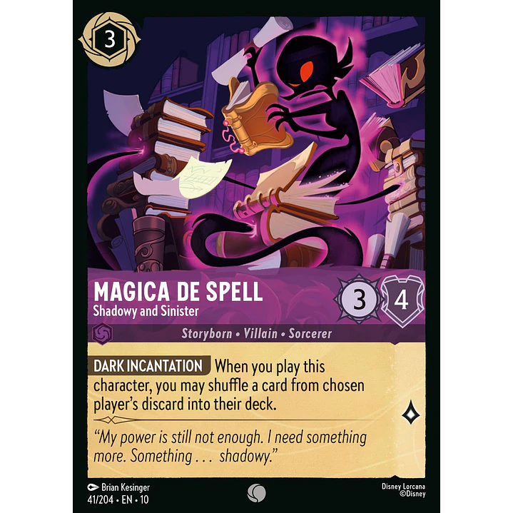 041/204 Magica De Spell - Shadowy and Sinister 1
