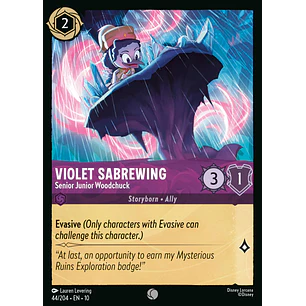 044/204 Violet Sabrewing - Senior Junior Woodchuck