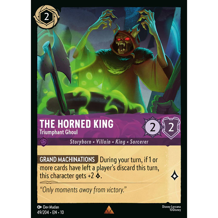 049/204 The Horned King - Triumphant Ghoul 1