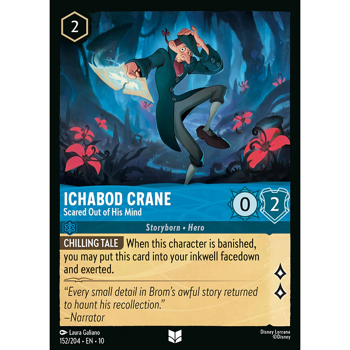 152/204 Ichabod Crane - Scared Out of His Mind 1