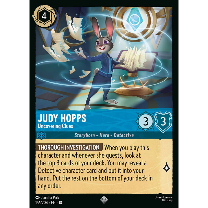 156/204 Judy Hopps - Uncovering Clues 1