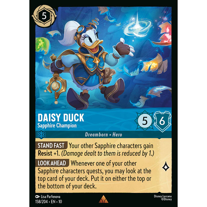 158/204 Daisy Duck - Sapphire Champion 1