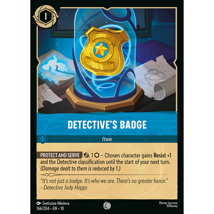 166/204 Detective's Badge 1