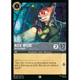 178/204 Nick Wilde - Sly Fox Sleuth