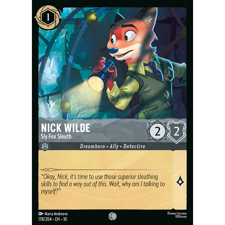 178/204 Nick Wilde - Sly Fox Sleuth 1