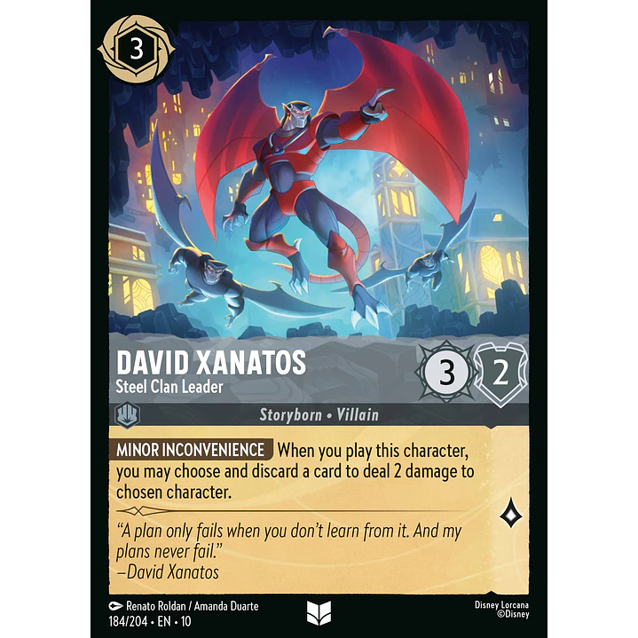 184/204 David Xanatos - Steel Clan Leader 1