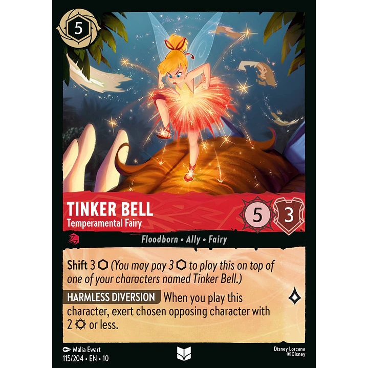 115/204 Tinker Bell - Temperamental Fairy 1