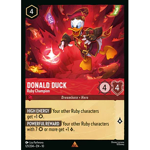 121/204 Donald Duck - Ruby Champion