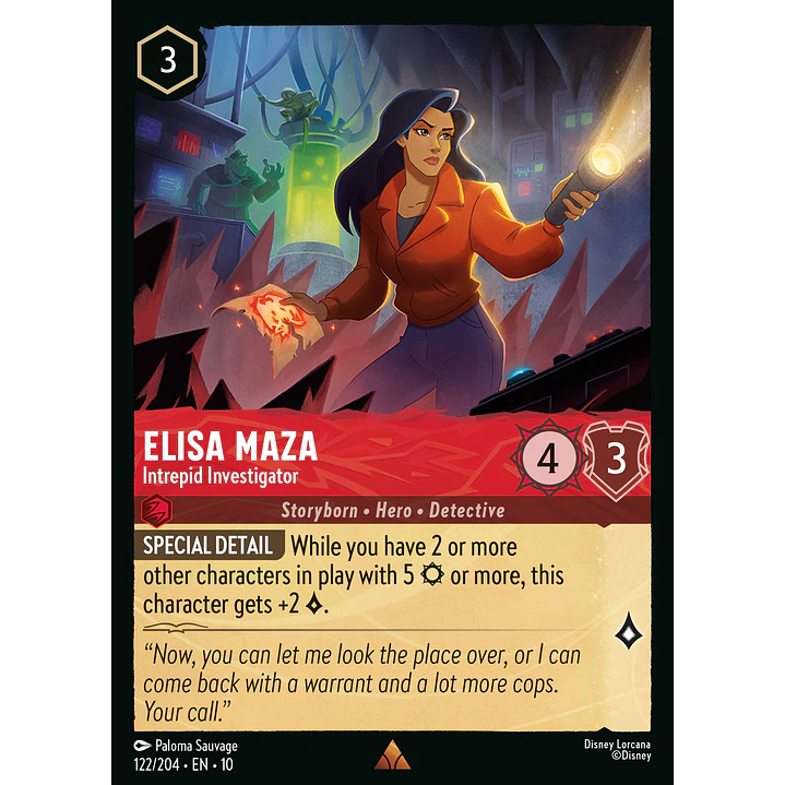 122/204 Elisa Maza - Intrepid Investigator 1