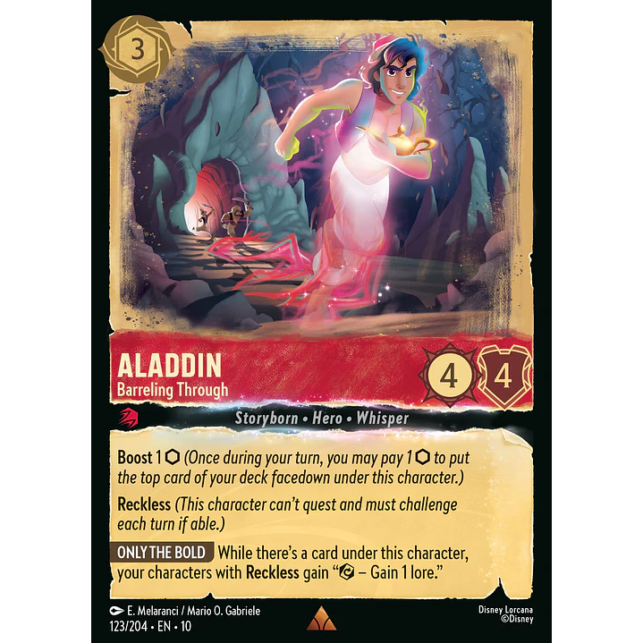123/204 Aladdin - Barreling Through 1