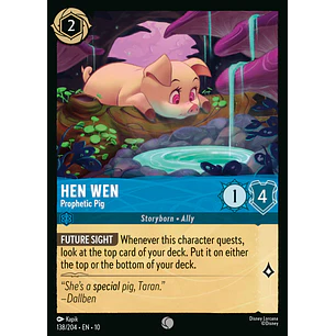 138/204 Hen Wen - Prophetic Pig