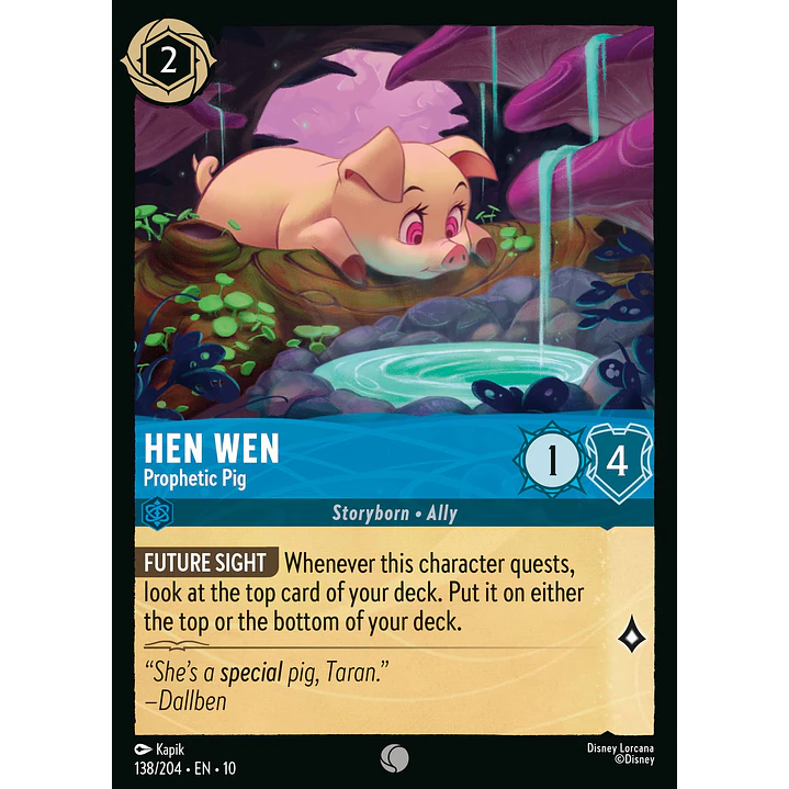 138/204 Hen Wen - Prophetic Pig 1